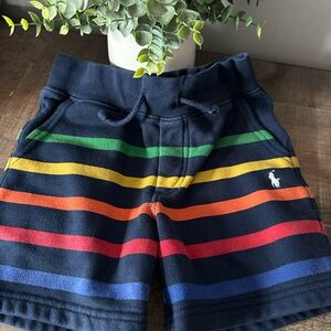 Polo by Ralph Lauren Kids' Striped Navy Shorts